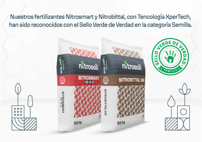 Nitrosmart y Nitrobittal, con Tecnología XperTech, son reconocidos con el Sello Verde de Verdad